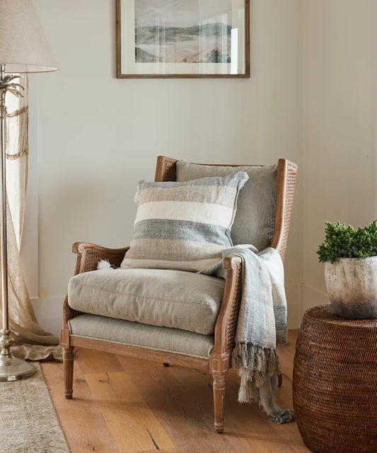 Chester Chair Herringbone Linen