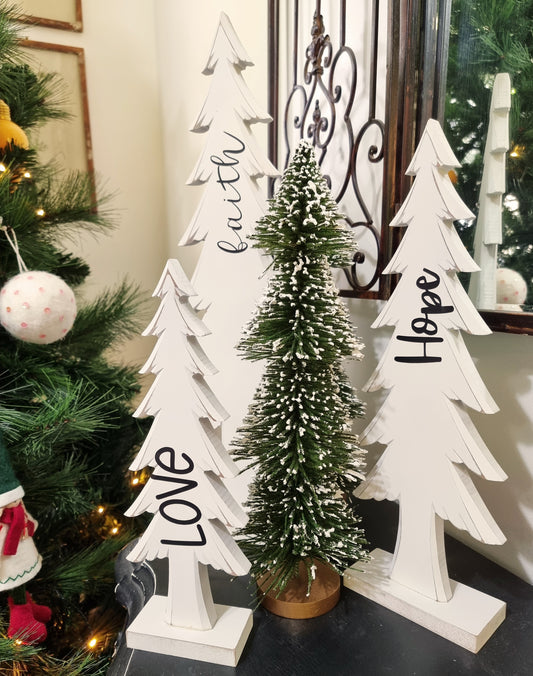 Beautiful Rustic Wooden Christmas Trees