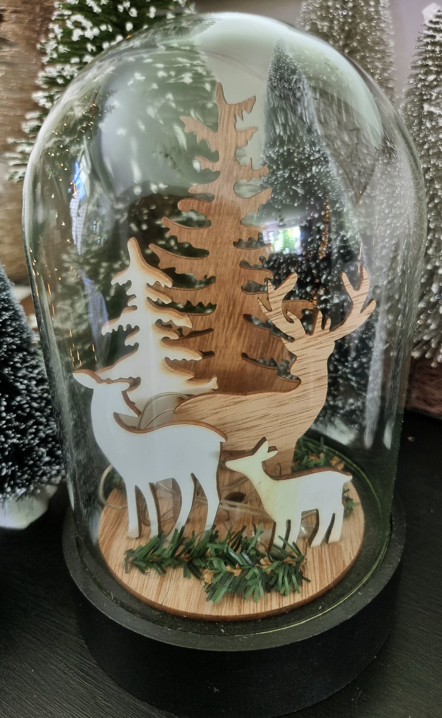 Light up  Stag  Winter Scene