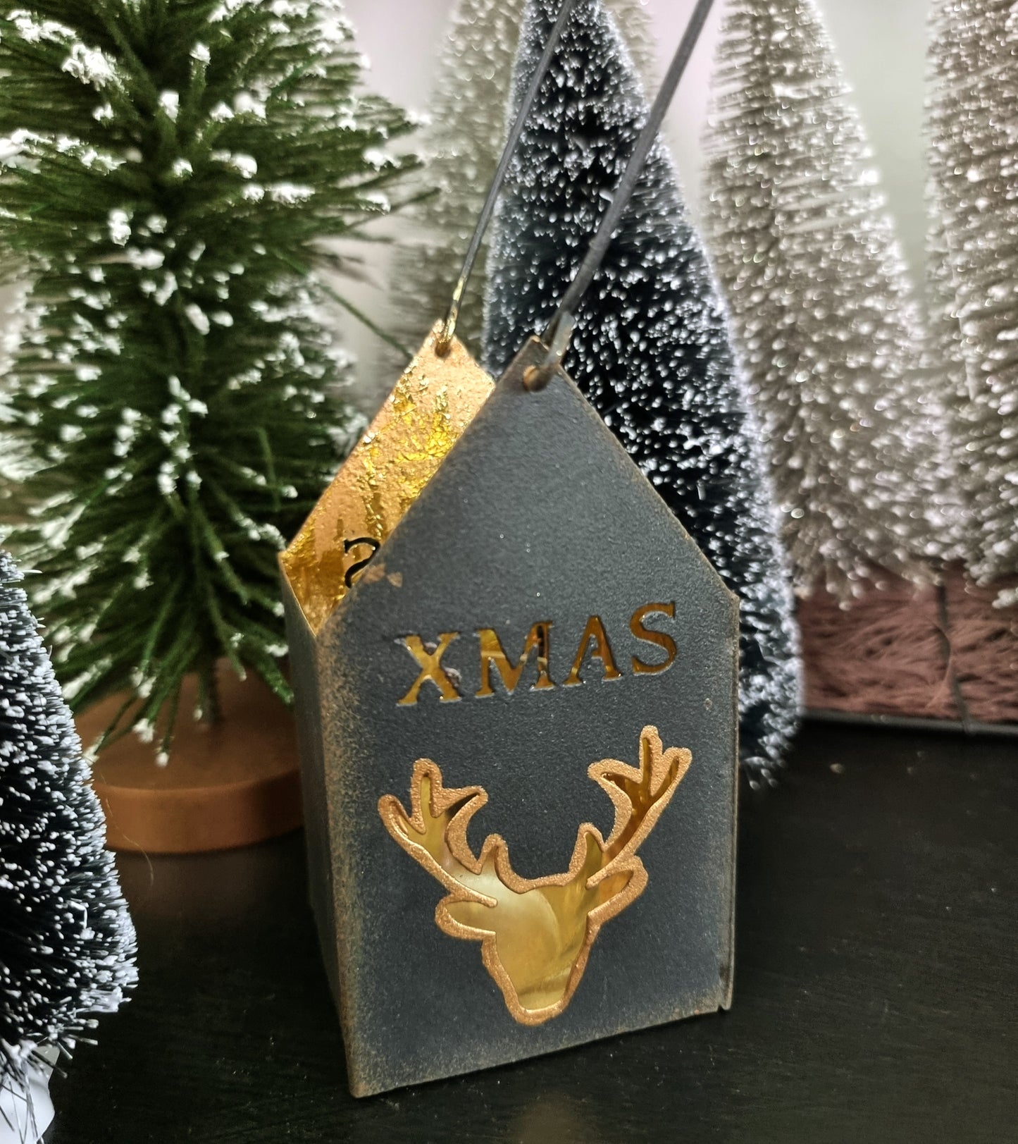 Christmas T-Light Stag holders - Small