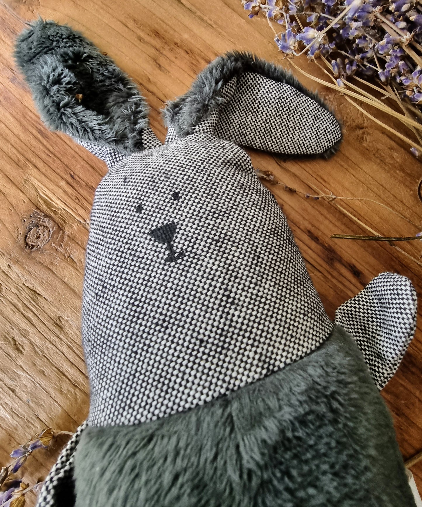 Home Is... Cuddle Bunny -Grey