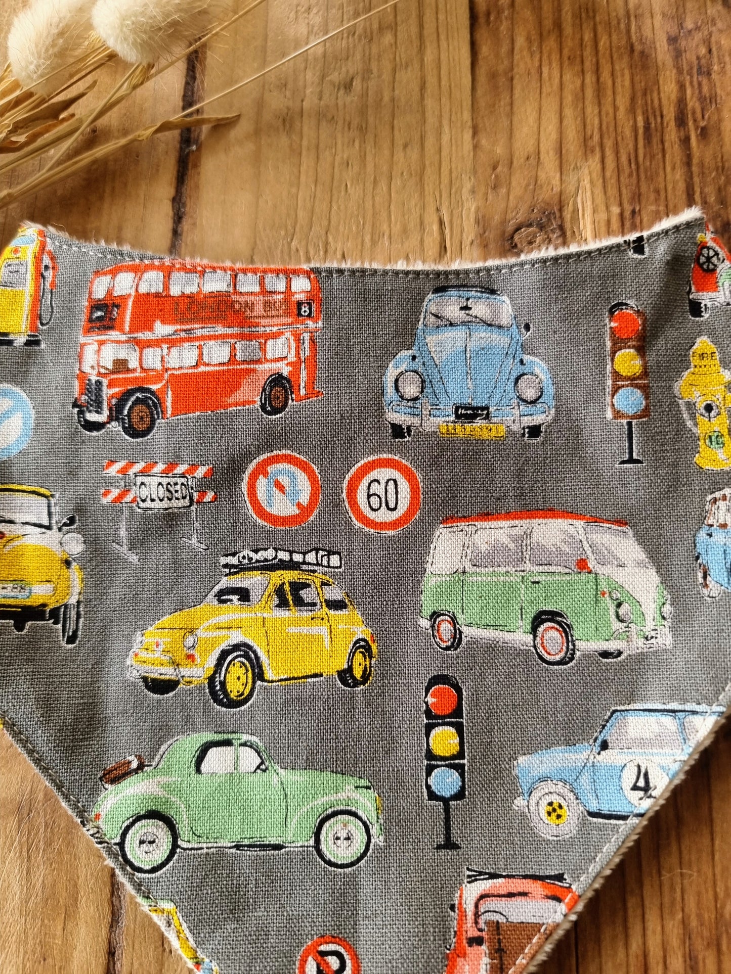 Bandana Bib- Little Trucks