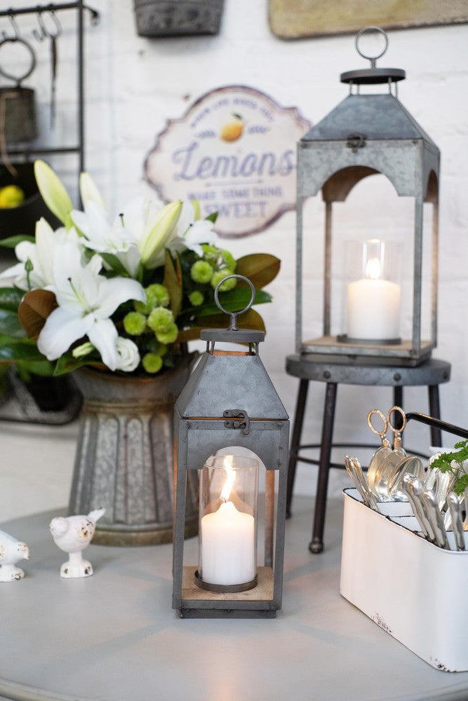 Set 2 ‘George’ Candle Lanterns