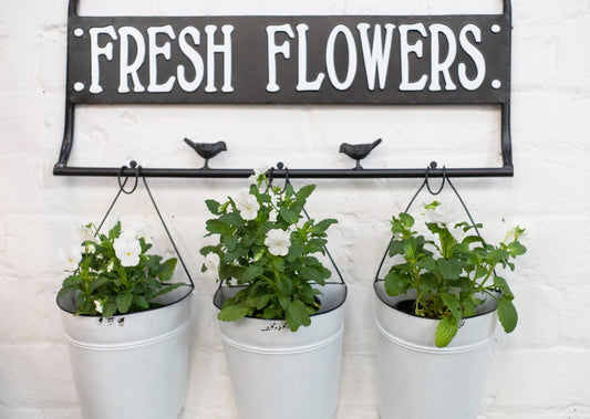 ‘Fresh Flower’ Wall Bucket Decor